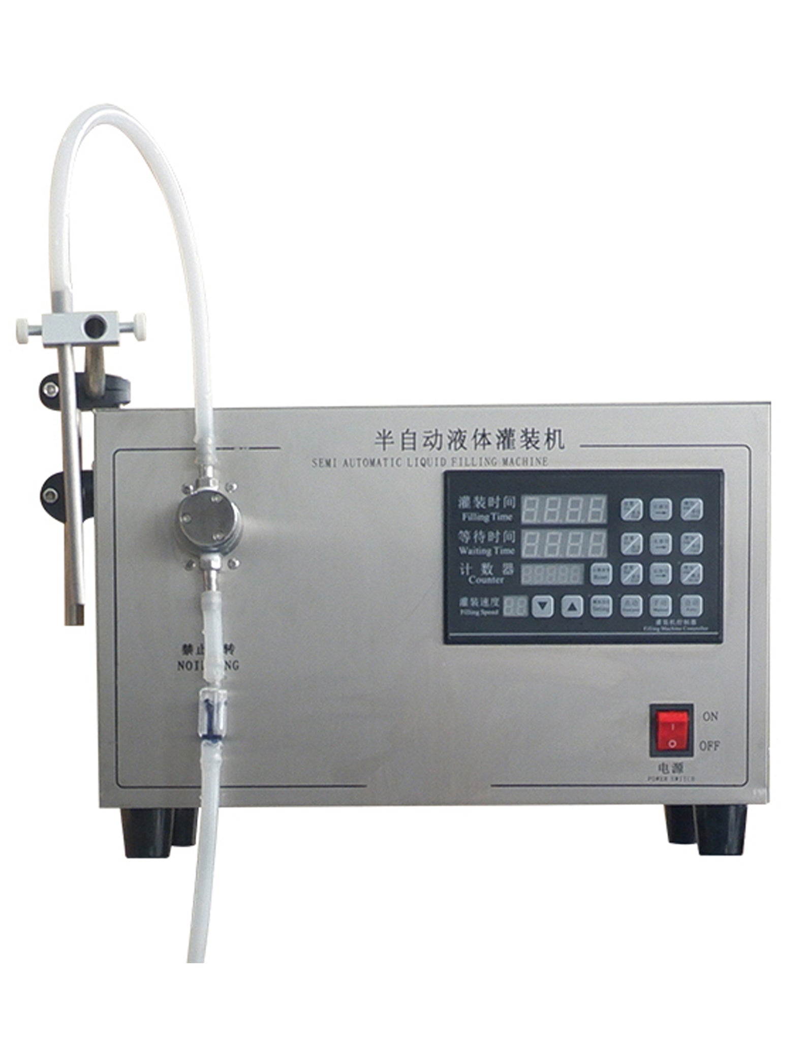 Semi-automatic Electric Pump Bottle Water Oil Liquid Filling Machine